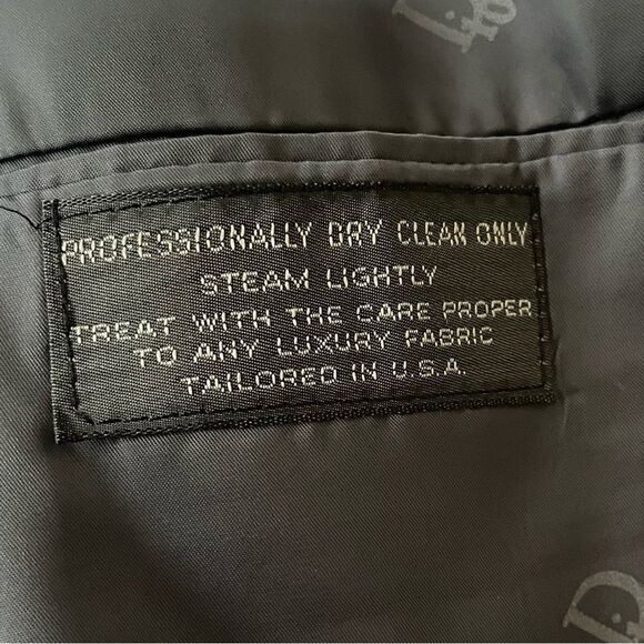 Vintage Christian Dior Gray Suede Jacket Lined Blazer Sports Coat Men's 44S - Picture 8 of 16